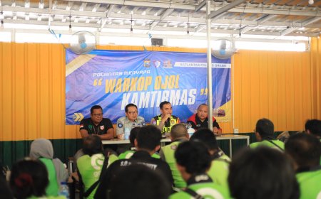 Sinergi di Balik Secangkir Kopi: Polres Gresik Rangkul Driver Ojol dalam Operasi Keselamatan Semeru