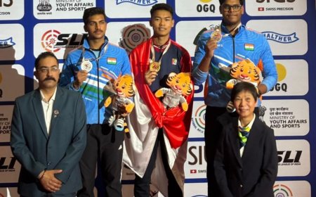 Prestasi Gemilang Anggota  Polri: Briptu Muhamad Fawwaz Aditia Farrel Raih Medali Emas dan Pecahkan Rekor Dunia di Ajang Asian Rifle/Pistol Chqmpion 2026 India