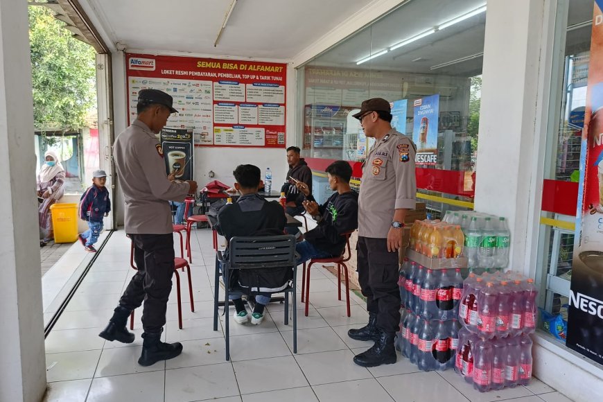 Jaga Kondusivitas Wilayah, Polsek Balerejo Gencarkan Patroli Obyek Vital