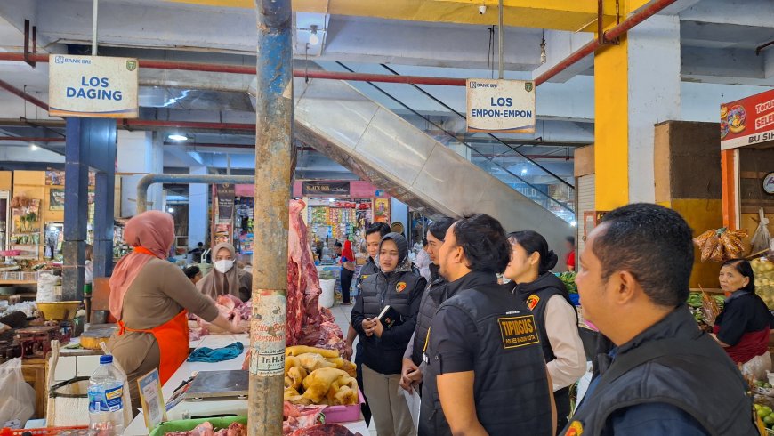 Satgas Pangan Polres Madiun Kota Intesifkan Pemantauan Bahan Pokok Penting