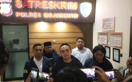 Polres Mojokerto Amankan 2 Tersangka Pencuri Truk Crane