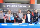 Polres Gresik Amankan Komplotan Residivis Pencuri Kabel PLN Lintas Daerah