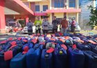 Polres Probolinggo Ungkap Penyalahgunaan BBM Bersubsidi, 7 Tersangka Diamankan