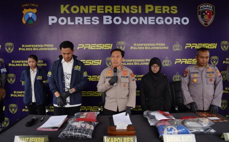Polres Bojonegoro Ungkap Dua Kasus Curanmor, Dua Tersangka Diamankan