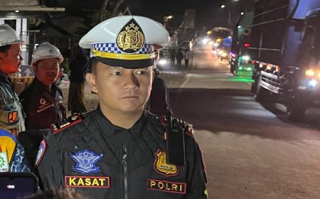 Polres Jember Batasi Kecepatan Kendaraan Berat di Jalur Kasian - Puger