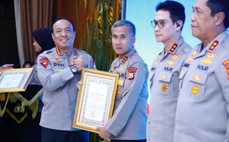 Polri Beri Penghargaan Ikpa Terbaik Pada Rakernis Empat Fungsi Pusat Polri 2026