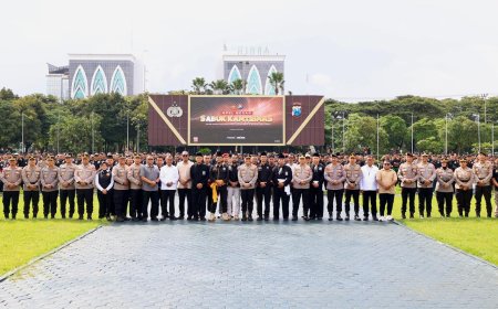 Polda Jatim Gelar Apel Besar Sabuk Kamtibmas, Libatkan 186 Ribu Mitra dari Berbagai Elemen