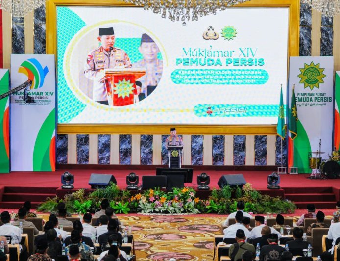 Buka Muktamar Pemuda Persis, Kapolri Tekankan Sinergi Jaga Stabilitas Kamtibmas