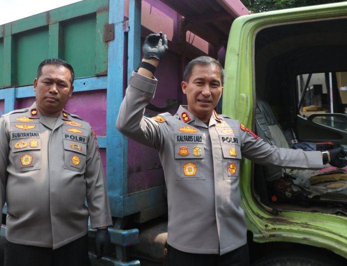 Polres Blitar Kota Amankan Tersangka Penyalahgunaan BBM Bersubsidi