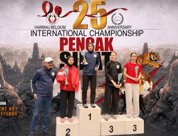 Polri Pimpin Timnas, Pencak Silat Indonesia Borong Emas di Belgia
