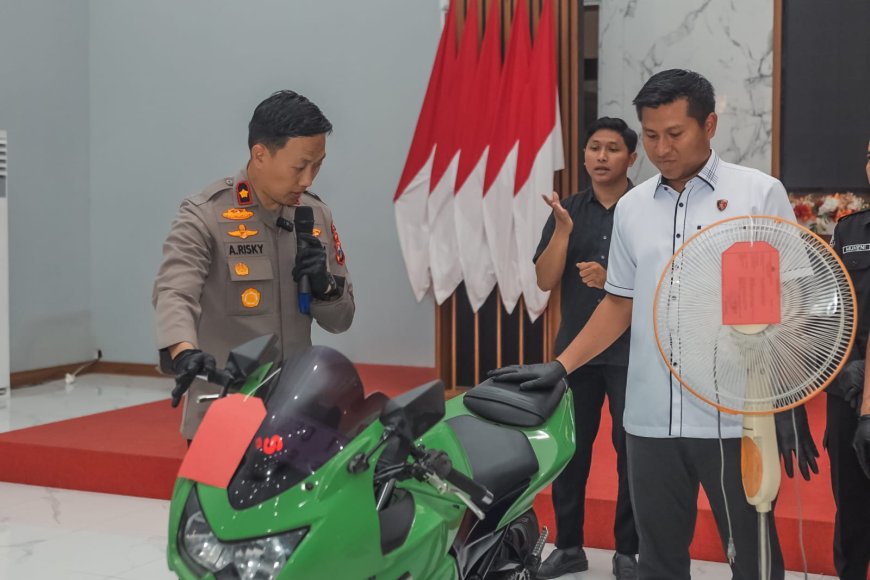 Polres Blitar Amankan Residivis Pembobol Tiga Gedung Sekolah