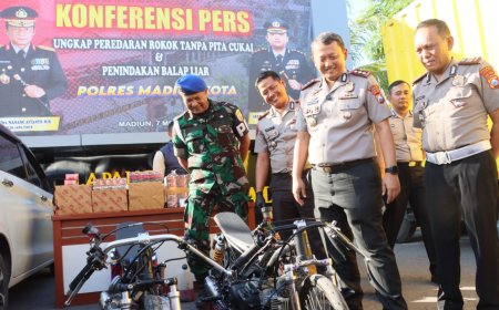 Polres Madiun Kota Gagalkan Aksi Balap Liar di Jiwan