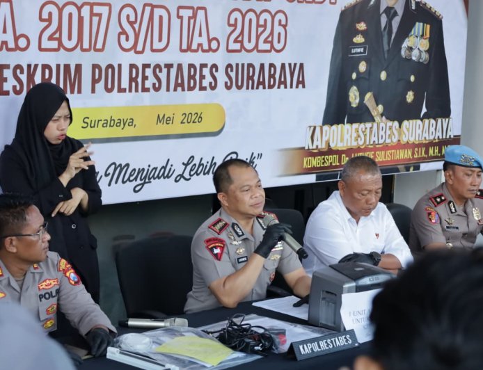 Polrestabes Surabaya Amankan 14 Tersangka Joki UTBK-SNBT