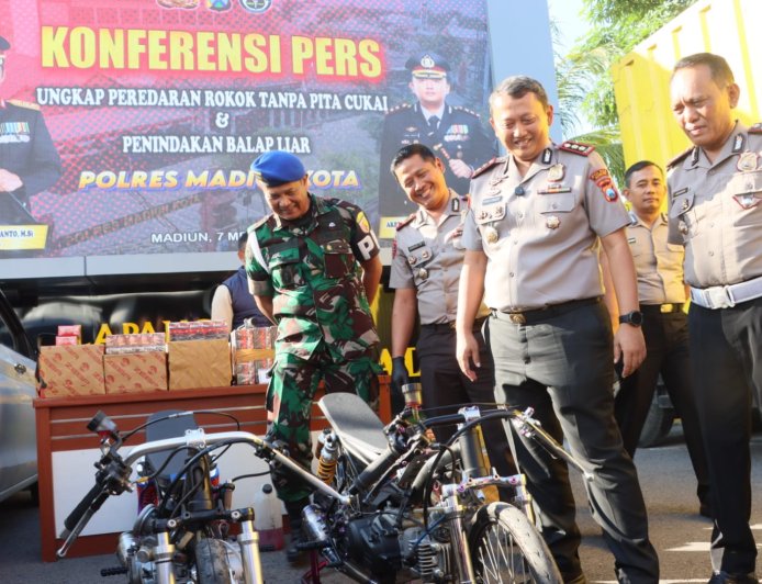 Polres Madiun Kota Gagalkan Aksi Balap Liar di Jiwan