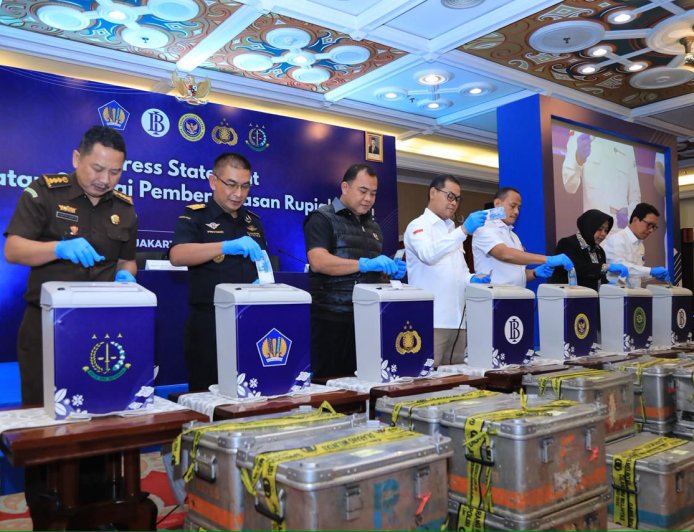 Polri dan Bank Indonesia Musnahkan 466.535 Lembar Uang Rupiah Palsu, Perkuat Sinergi Jaga Kedaulatan Rupiah