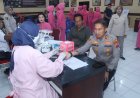 Sambut Hari Bhayangkara ke-80, Polres Blitar Kota Gelar Bakti Kesehatan