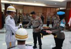 Jelang Hari Bhayangkara ke - 80 Polda Jatim Gelar Upacara Pemuliaan Nilai Luhur Tribrata
