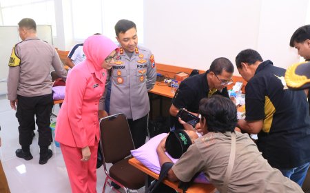 Senyum Bahagia Warnai Hari Bhayangkara ke-80 Saat Polres Ngawi Layani Ratusan Anak Khitanan Massal