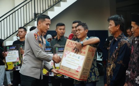 Hari Bhayangkara ke-80, Polres Ponorogo Salurkan Ratusan Paket Bansos Untuk Masyarakat