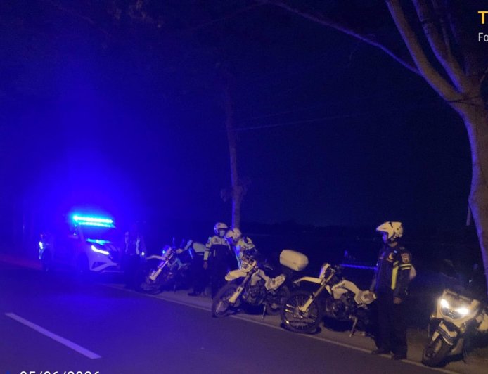 Polres Ngawi Tingkatkan Patroli Malam, Tindak Balap Liar dan Kendaraan Tak Sesuai Spektek