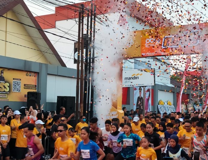 Perkuat Sinergi dengan Masyarakat Polres Ponorogo Gelar Bhayangkara Run 2026 Diikuti 1.500 Pelari
