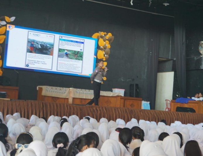 Polres Malang Edukasi 1.250 Pelajar Tanamkan Budaya Tertib Berlalu Lintas Sejak Dini